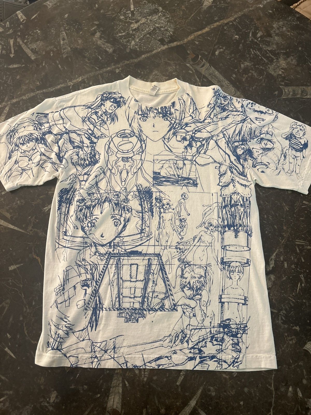 Vintage FINDSLEEP NEON GENESIS EVANGELION TEE Size US M / EU 48-50 / 2 - 1 Thumbnail