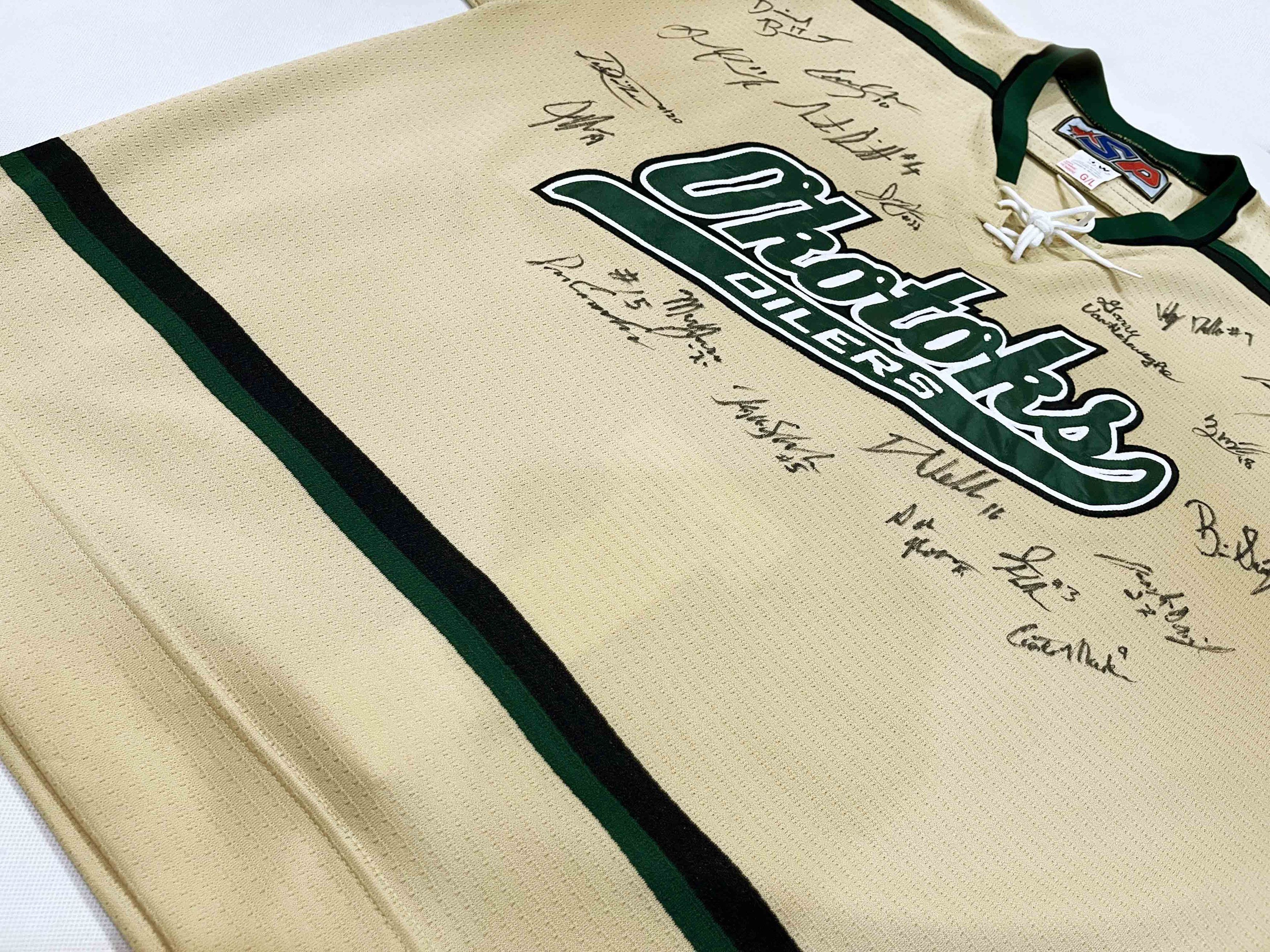 Vintage SP Sportswear Pro Okotoks Oilers AJHL Hockey Jersey Size US L / EU 52-54 / 3 - 7 Thumbnail