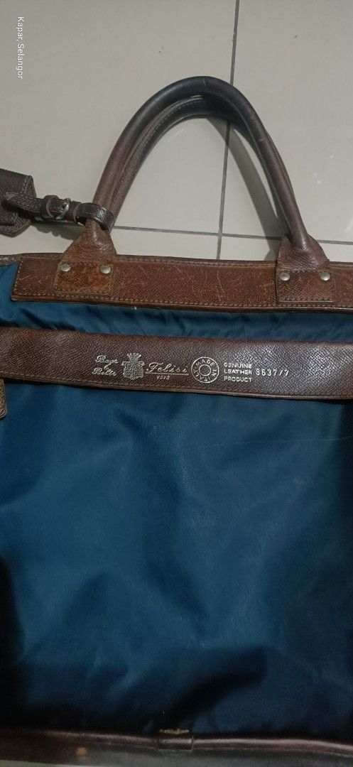 Felisi Felisi 8637/7 Made in Italy Nylon Leather Briefcase Size ONE SIZE - 2 Thumbnail