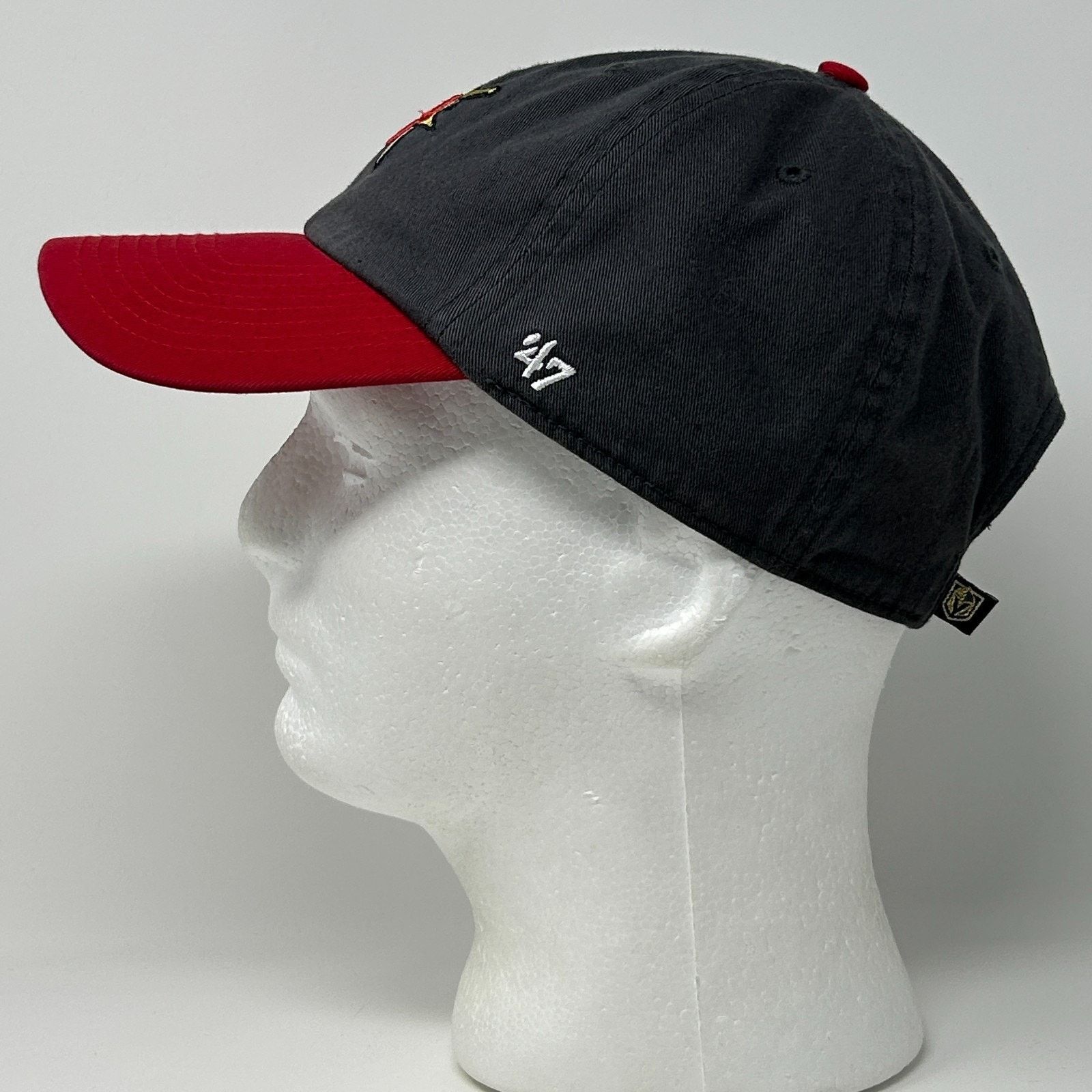 47 Brand Las Vegas Golden Knights Dad Hat Baseball Cap NHL Gray Size ONE SIZE - 6 Thumbnail