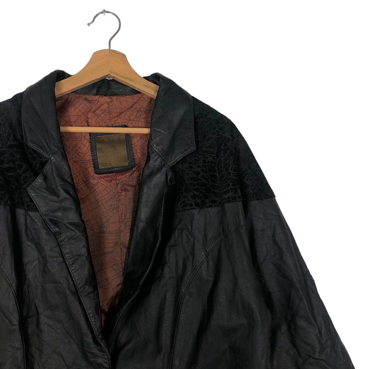 Japanese Brand 🔥90s Double Breast Chore Leather Jacket Issey Miyake Design Size US M / EU 48-50 / 2 - 5 Thumbnail