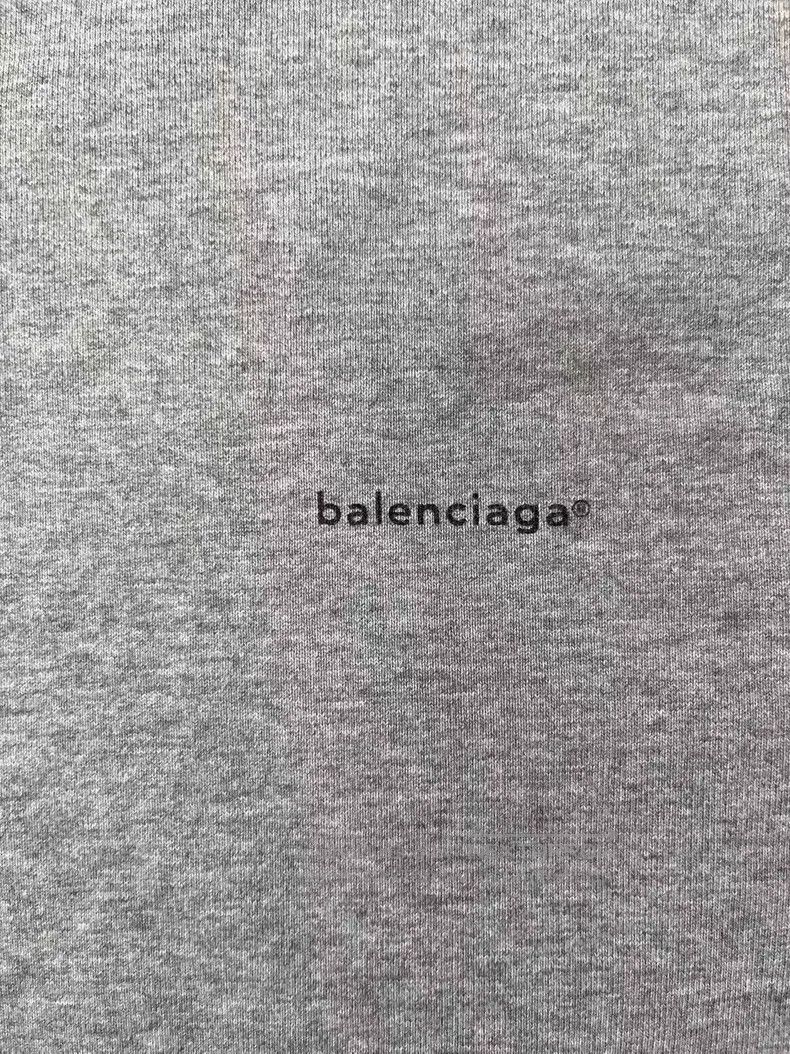 Balenciaga Balenciaga Solid Color Logo Letter Printed Hooded Sweatshi Size US L / EU 52-54 / 3 - 3 Thumbnail