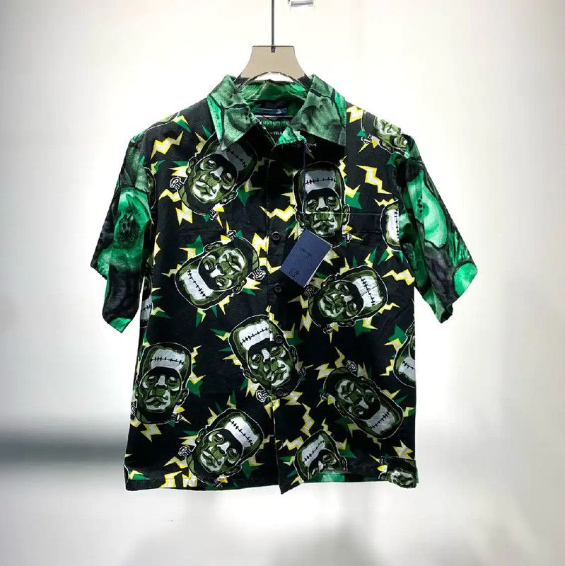 Prada Prada Green Short Sleeve Shirt for Men Size US S / EU 44-46 / 1 - 1 Thumbnail