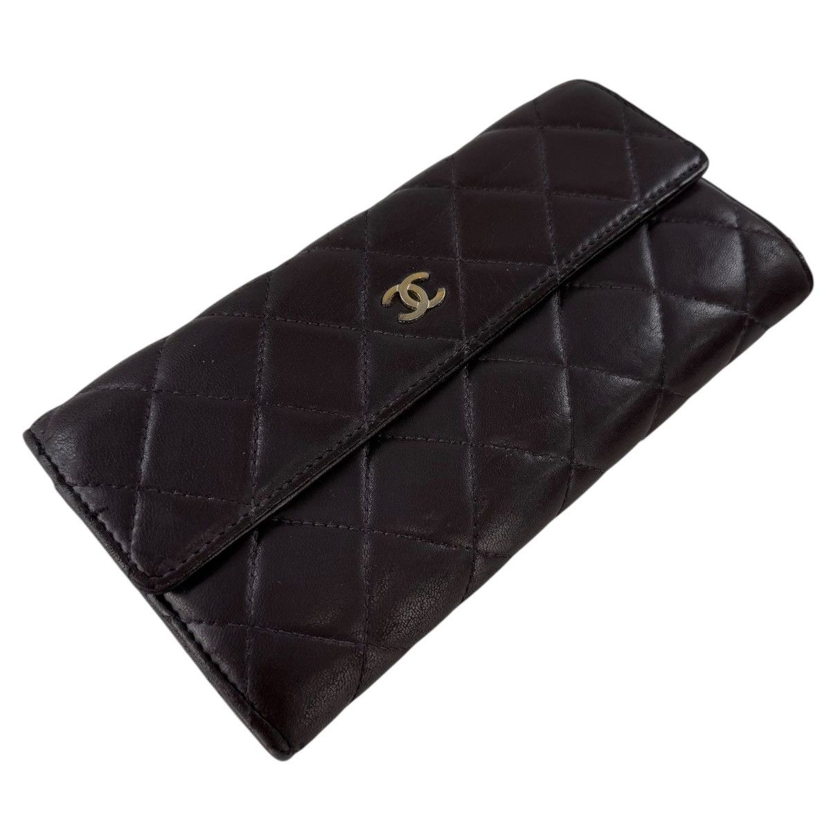 Chanel Chanel CC Matelasse Quilted Long Wallet Size ONE SIZE - 3 Thumbnail