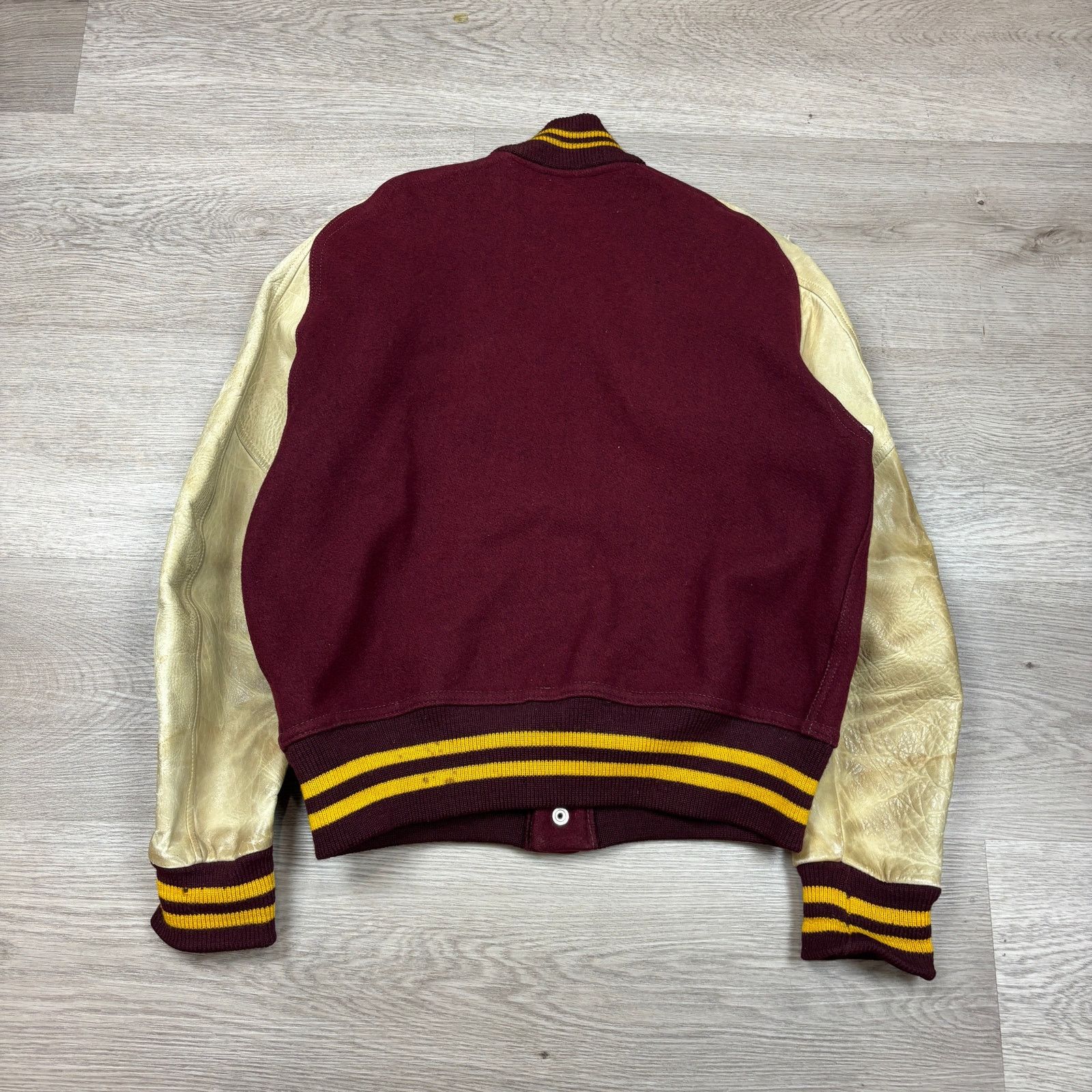 Vintage True Vintage 40s 50s H.L. Whiting Co. Varsity Jacket Mens 46 Size US L / EU 52-54 / 3 - 3 Thumbnail