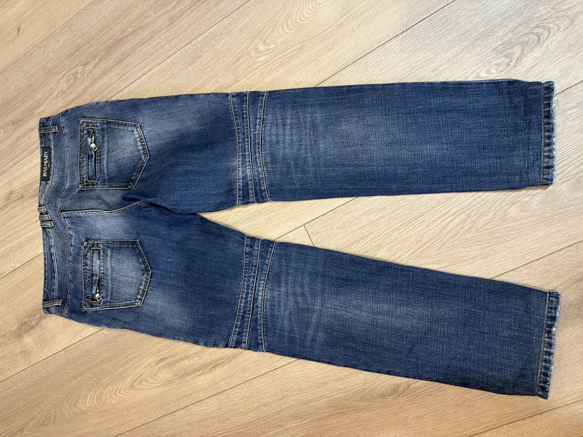Balmain Balmain Biker Denim Size US 36 / EU 52 - 4 Thumbnail