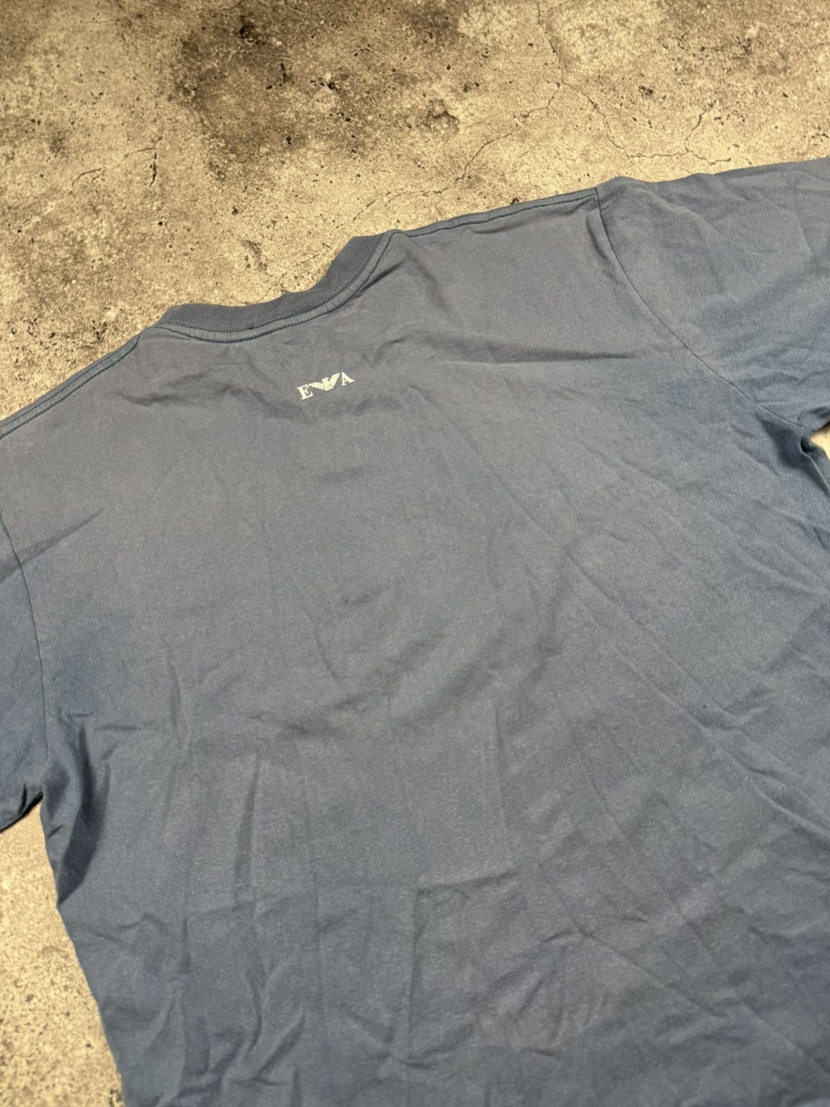 Emporio Armani × Japanese Brand × Vintage Vintage Emporio Armani Crazy faded distressed centre logo Size US L / EU 52-54 / 3 - 5 Thumbnail