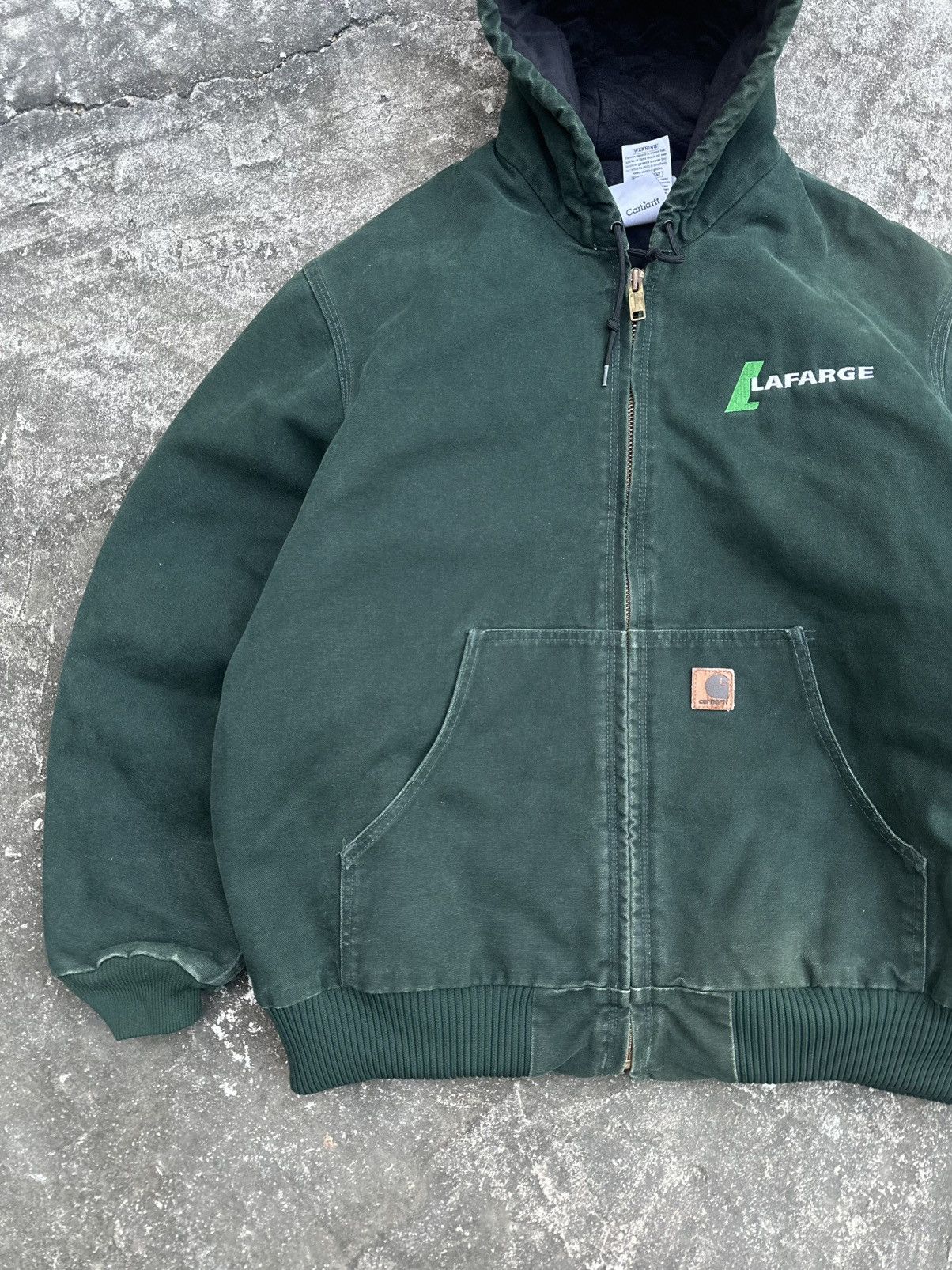 Carhartt Rare! Crazy Vintage Y2K Carhartt J130 SPC Hooded Jacket Size US XL / EU 56 / 4 - 4 Thumbnail