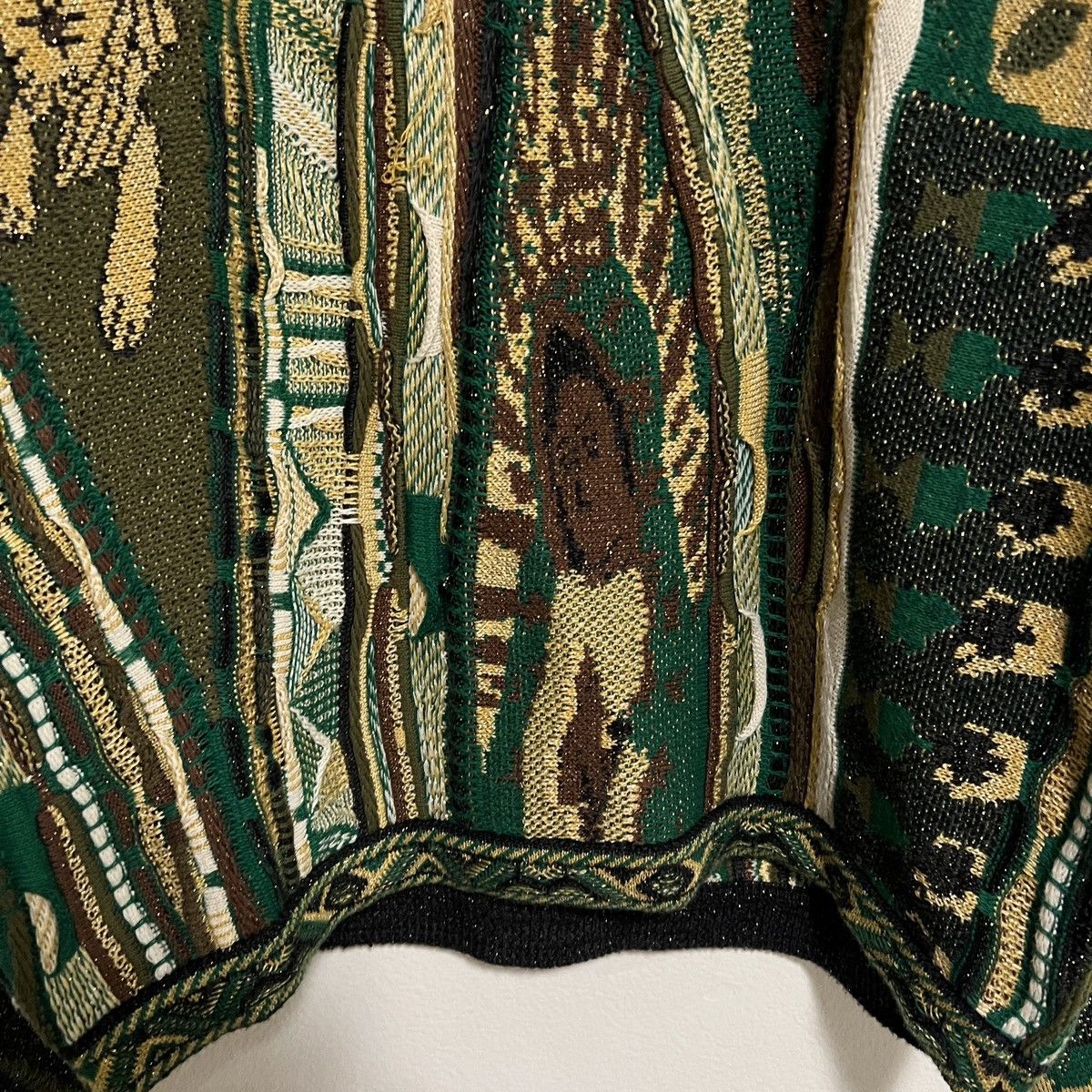 Kapital kapital 7g gaudy knit virgin mary sweater Size US L / EU 52-54 / 3 - 3 Thumbnail