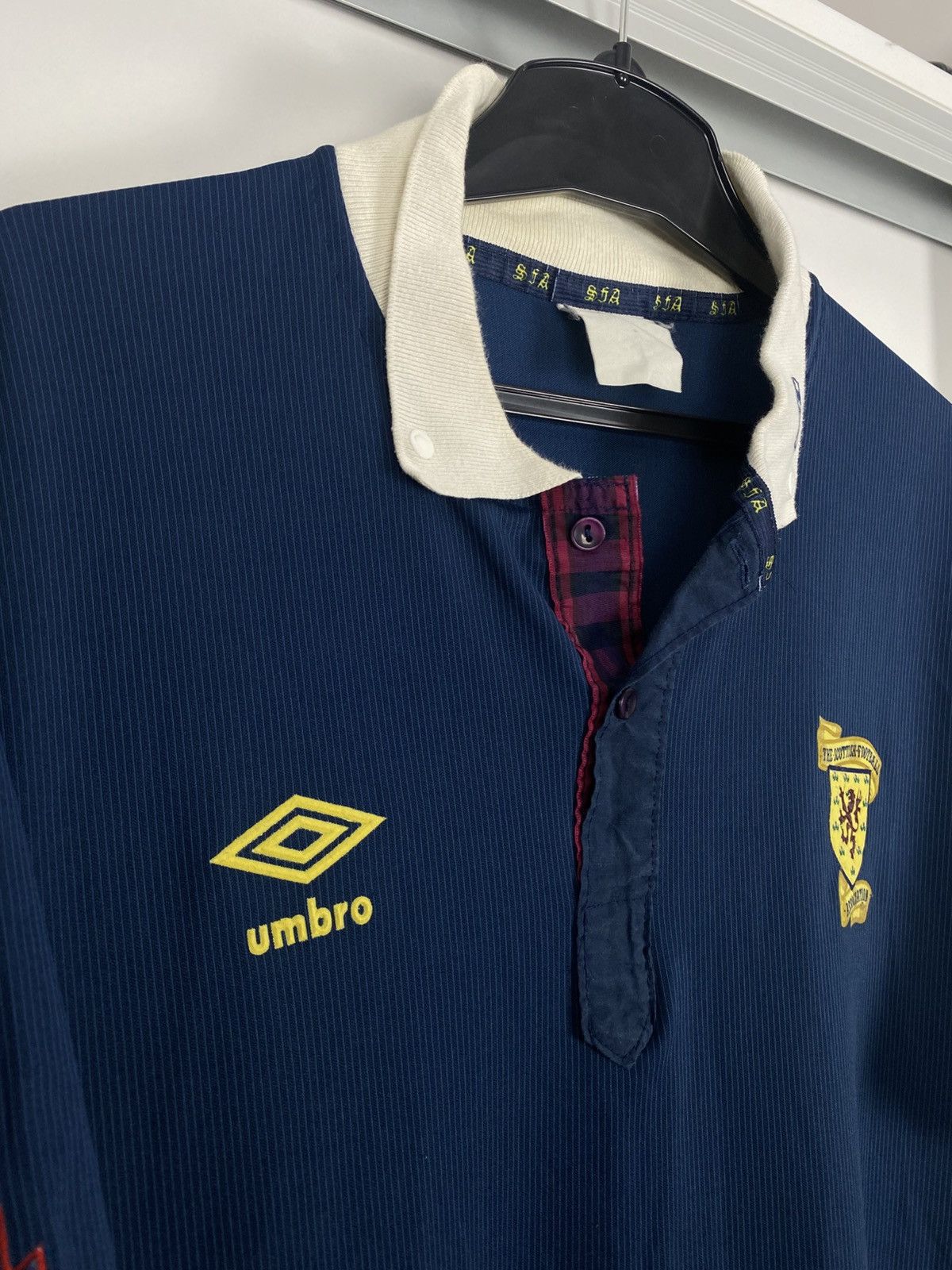 Umbro Scotland x Umbro Vintage 1988 1989 1990 88/90 Home kit Size US L / EU 52-54 / 3 - 3 Thumbnail