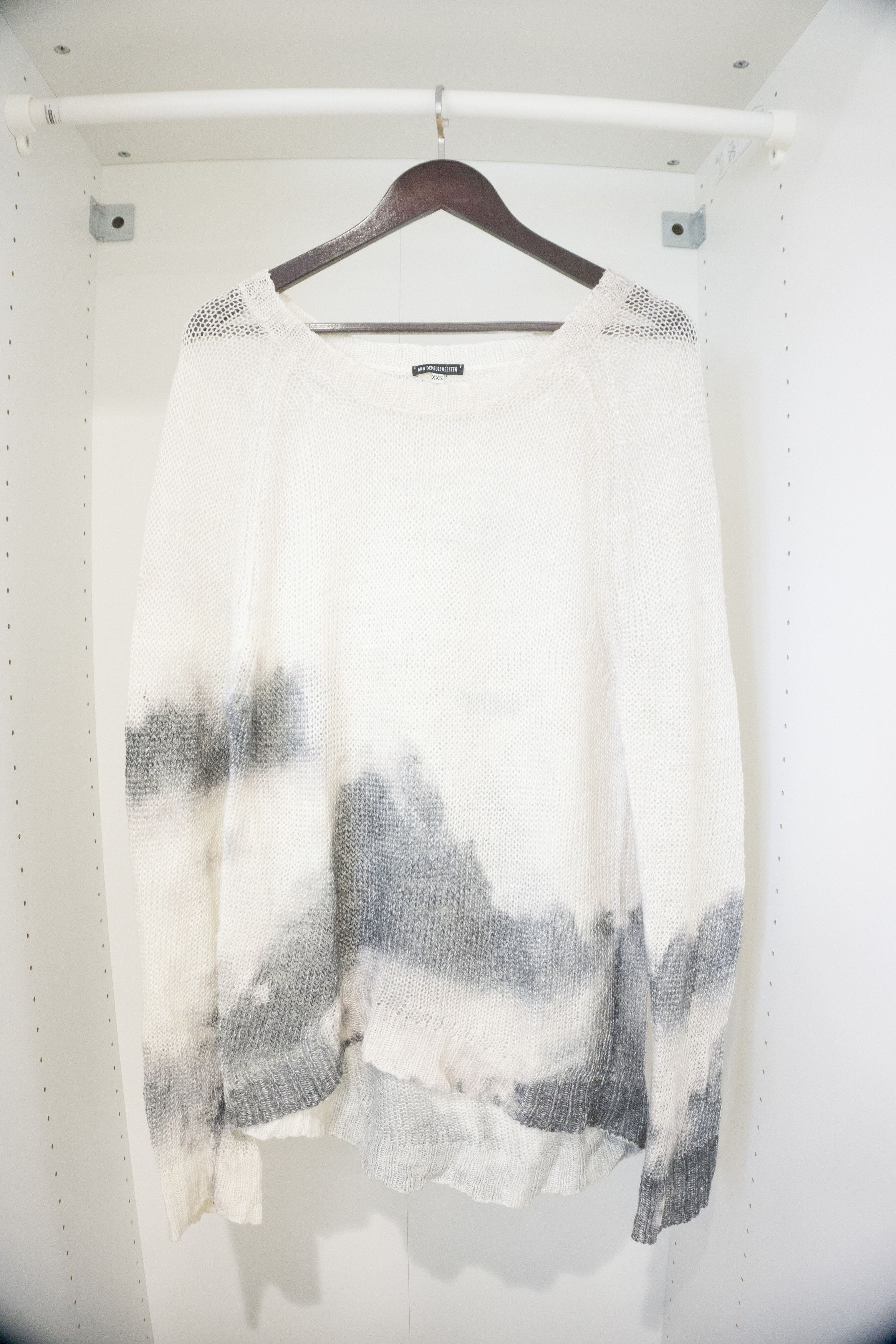 Pre-owned Ann Demeulemeester Ss11 Clouds Linen Knit