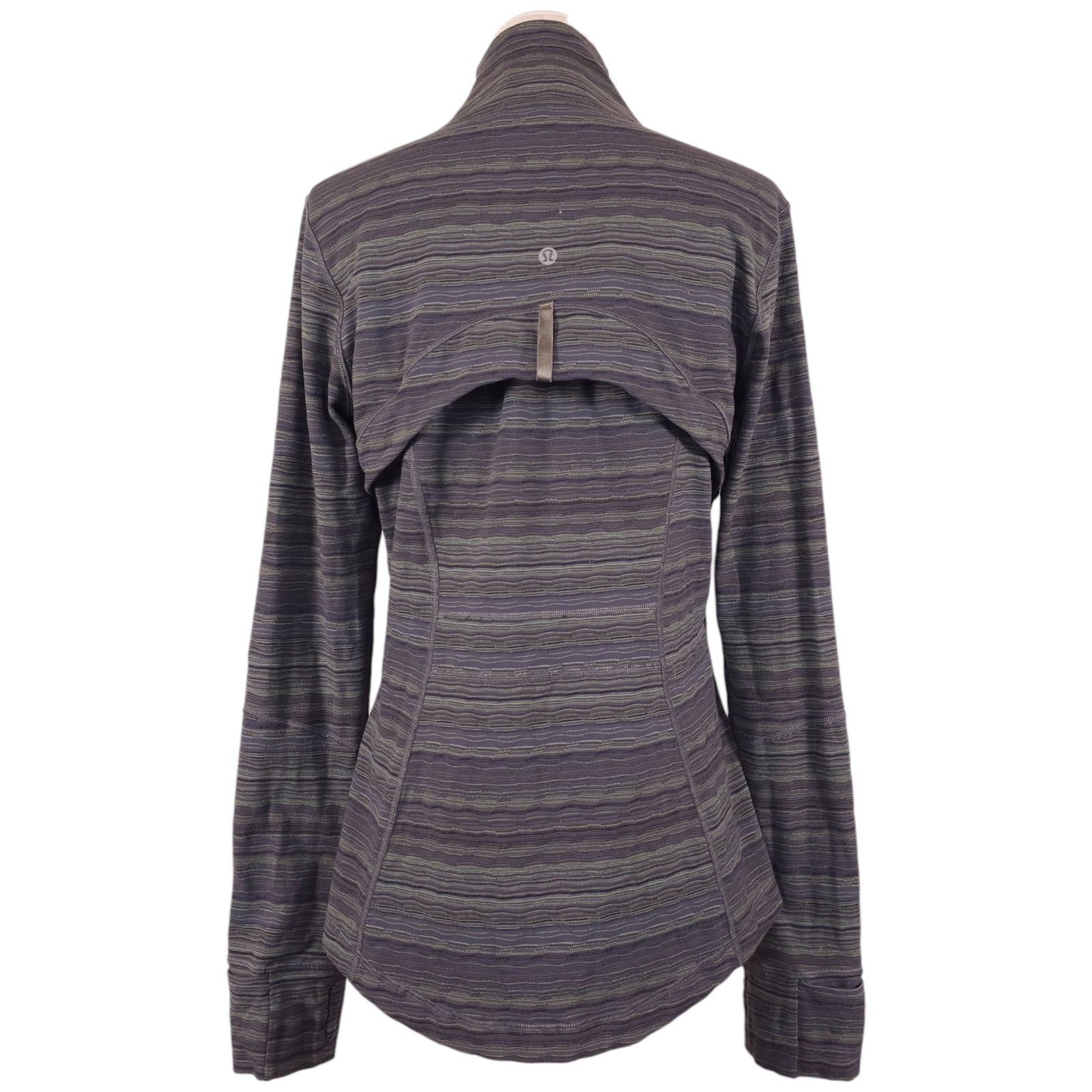Lululemon Lululemon Define Jacket Space Dye Twist Dark Slate Green 10 Size L / US 10 / IT 46 - 3 Thumbnail