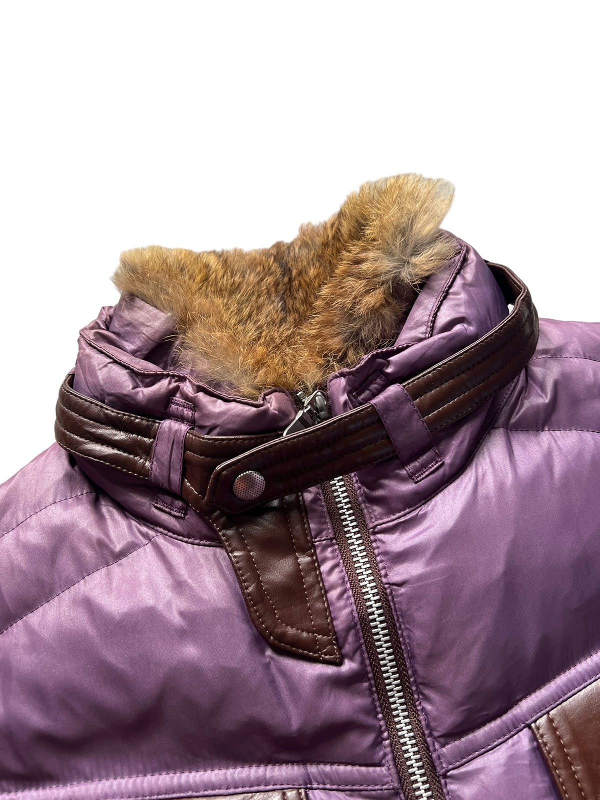 Tornado Mart Fur Neck Puffer Cyber Jacket