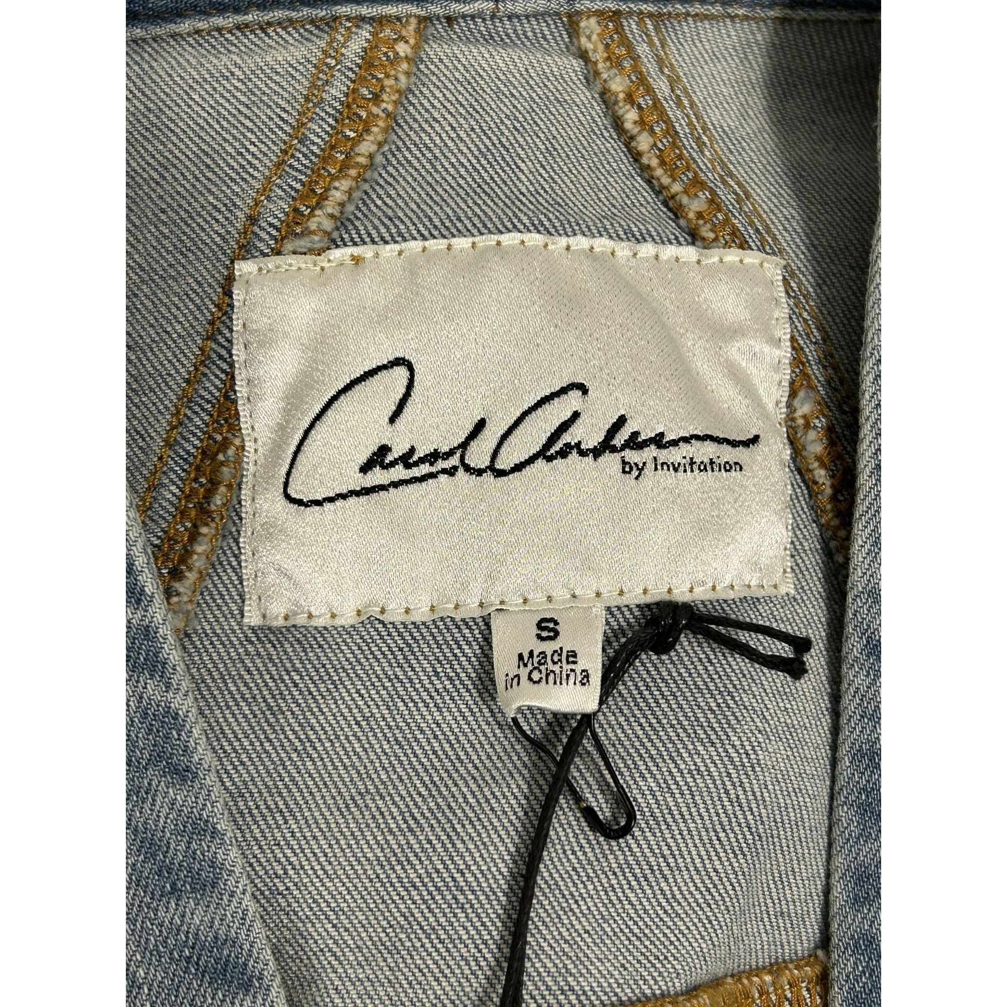 Other Vintage Carol Anderson CAbi Denim Jacket Cropped Light Wash Size S / US 4 / IT 40 - 5 Thumbnail