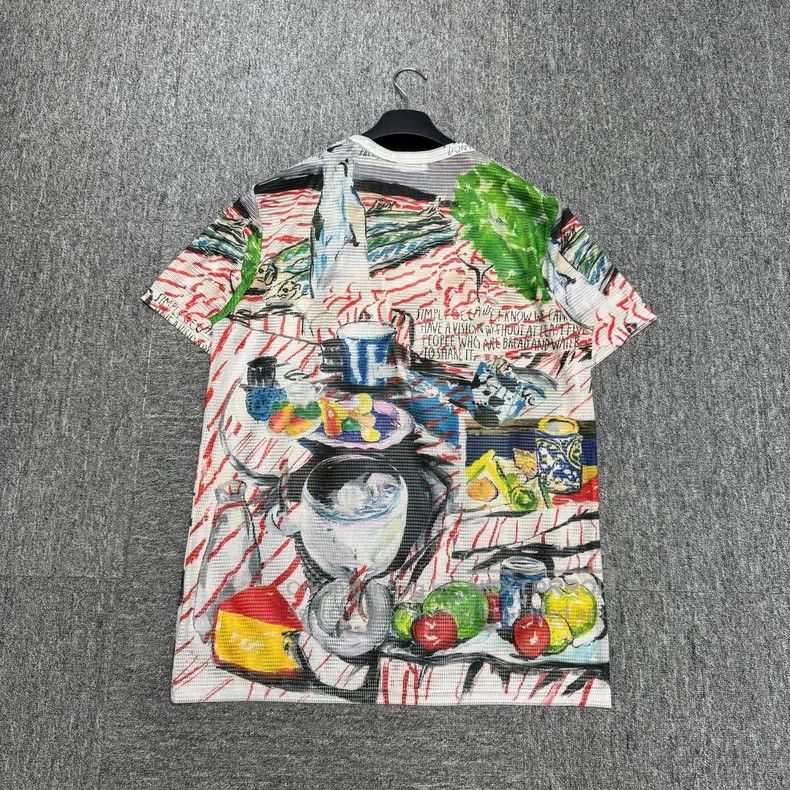 Dior Dior Graffiti mesh hollow short sleeves Size US L / EU 52-54 / 3 - 5 Thumbnail