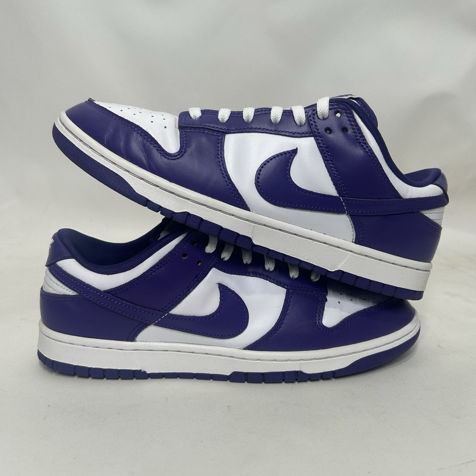 Nike Nike Dunk Low Retro “Championship Court Purple White” Size US 11 / EU 44 - 1 Thumbnail