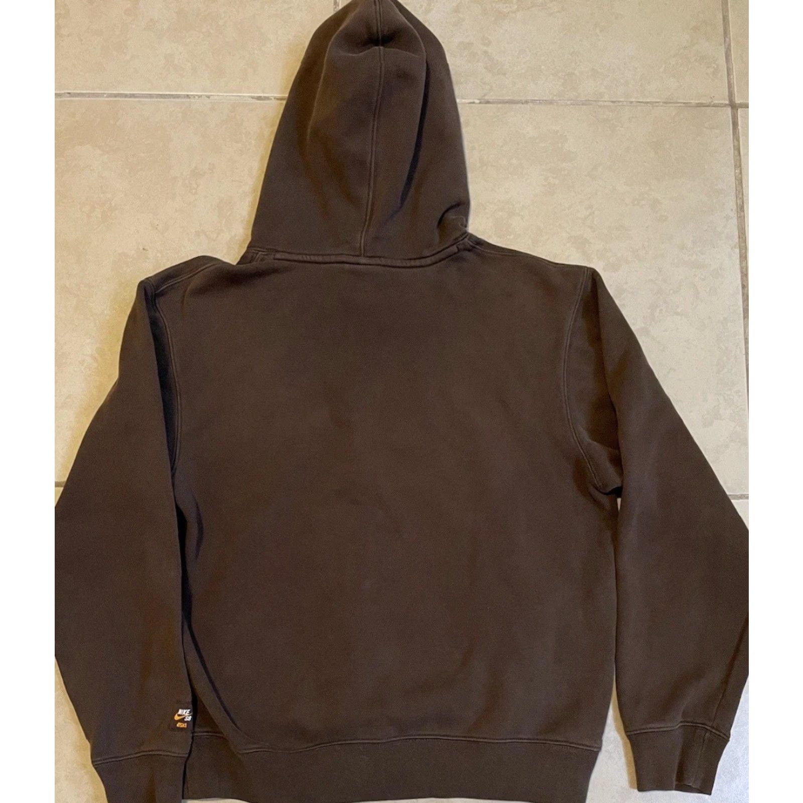 Nike VINTAGE Nike SB Oski Shark Swoosh Hoodie XXS Orange Label Polar Skate Co Lurpiv Y2K Size US XXS / EU 40 - 5 Thumbnail