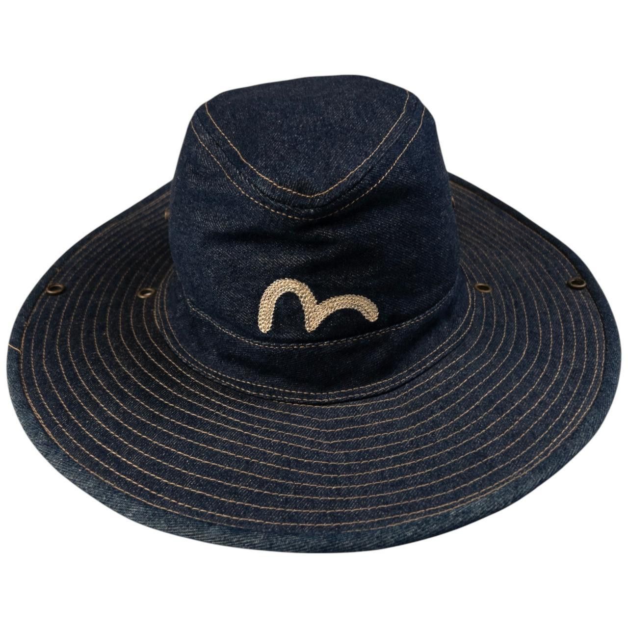 Evisu Vintage Evisu Denim Embroidered Gull Hat Size ONE SIZE - 4 Thumbnail