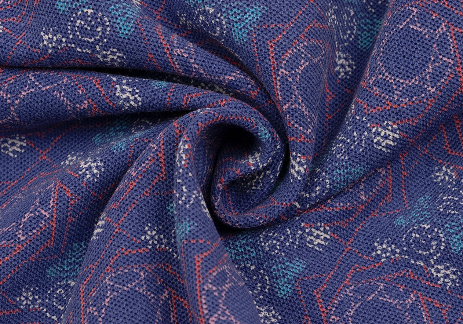 Issey Miyake Graphic All-Over Print Polo Shirt in Purple and Others Size US M / EU 48-50 / 2 - 12 Thumbnail
