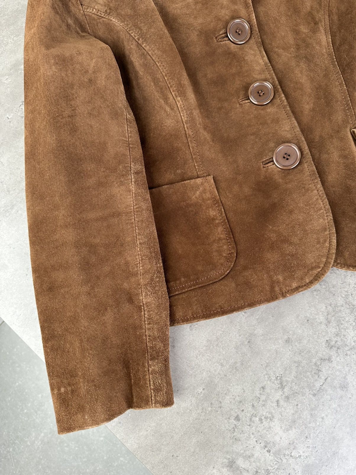 Japanese Brand Vintage Suede Jacket Size M / US 6-8 / IT 42-44 - 5 Thumbnail