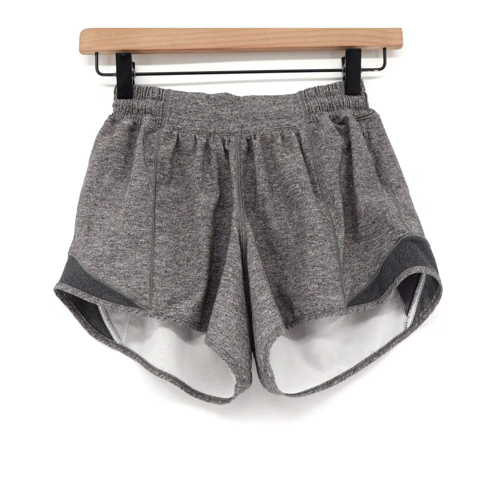 Lululemon Lululemon Women's Hotty Hot Short II Heather Lux Multi Black Sz 4 Size 27" / US 4 / IT 40 - 2 Thumbnail