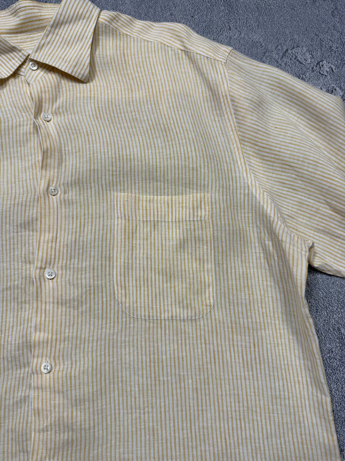 Ermenegildo Zegna Ermenegildo Zegna Linen Shirt 00s Size US XL / EU 56 / 4 - 9 Thumbnail