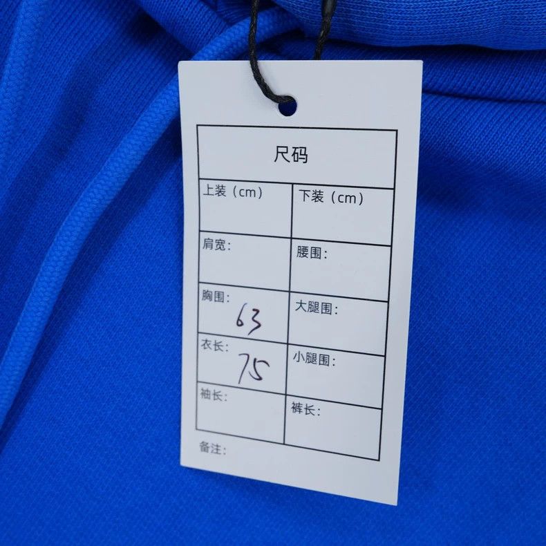 Balenciaga Balenciaga Blue Back Letter Hoodie Sweater Size US M / EU 48-50 / 2 - 4 Thumbnail
