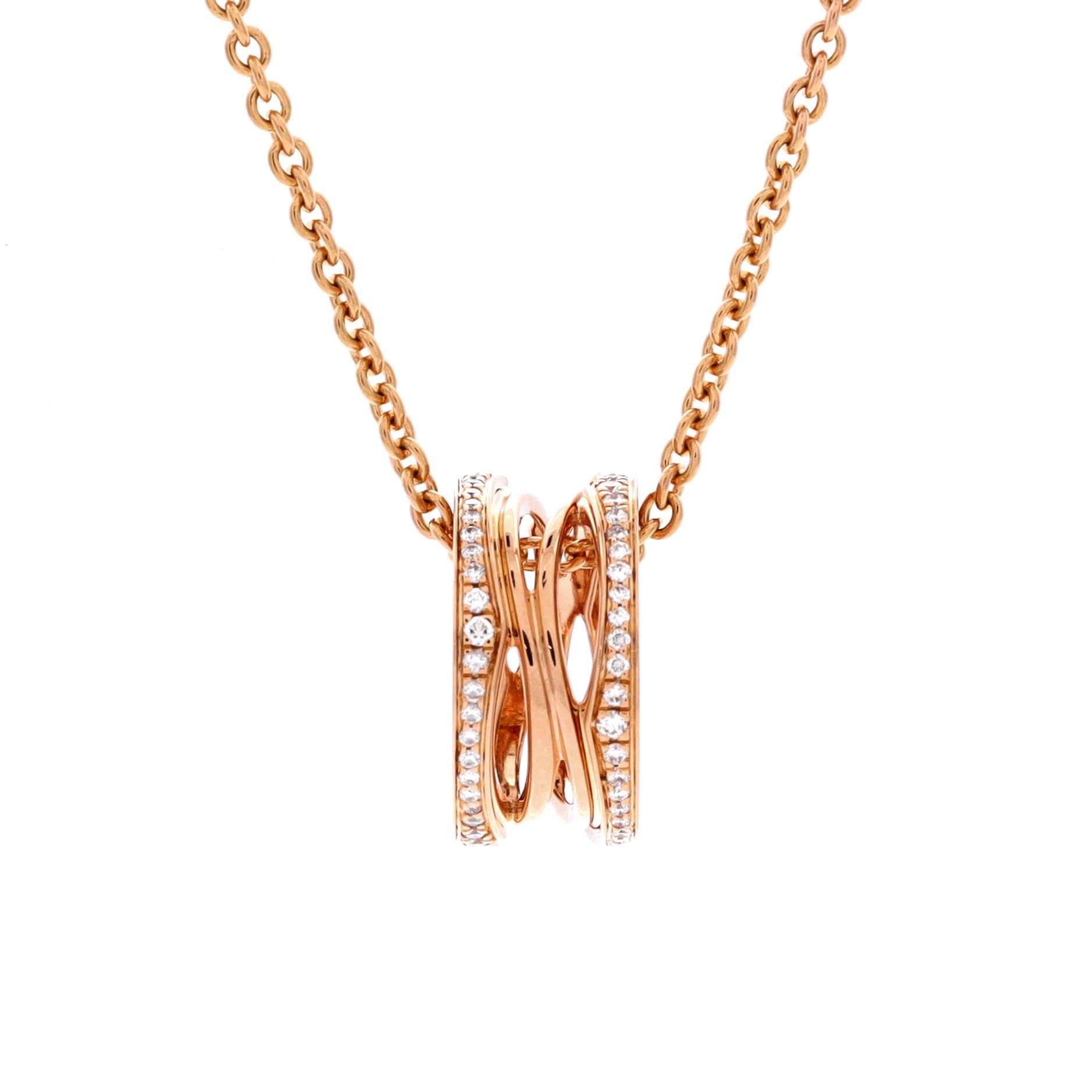 Bvlgari B.Zero1 Open Design Legend Zaha Hadid Pendant Necklace Size ONE SIZE - 1 Thumbnail