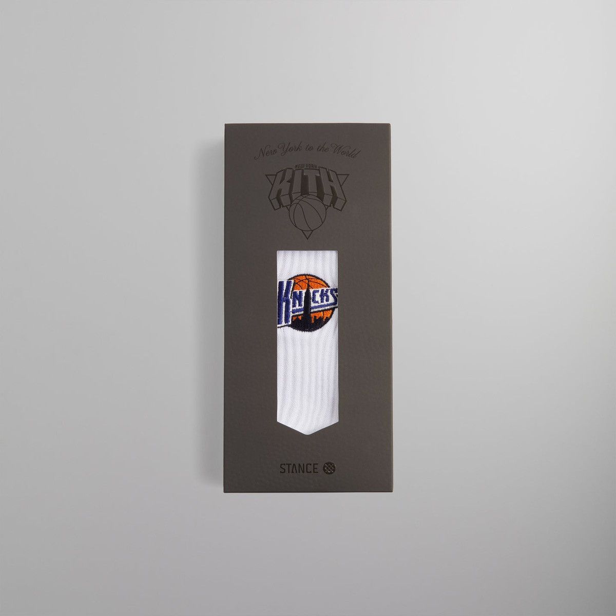 Kith × Stance Socks Kith & Stance for New York Knicks New York City Crew Socks Size ONE SIZE - 2 Thumbnail
