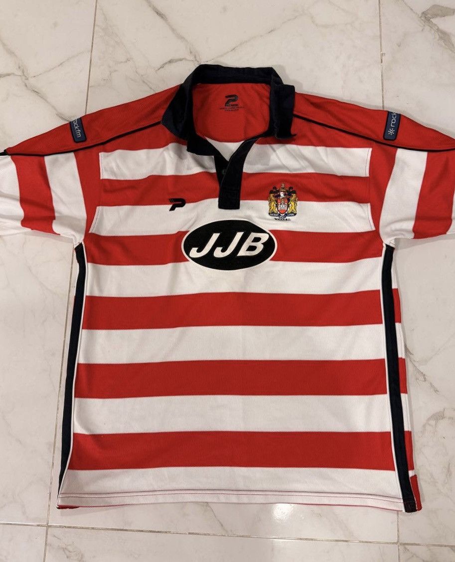 Daniel Patrick Wigan Warriors Rugby home shirt jersey PATRICK 2003/04 Size US XL / EU 56 / 4 - 1 Thumbnail