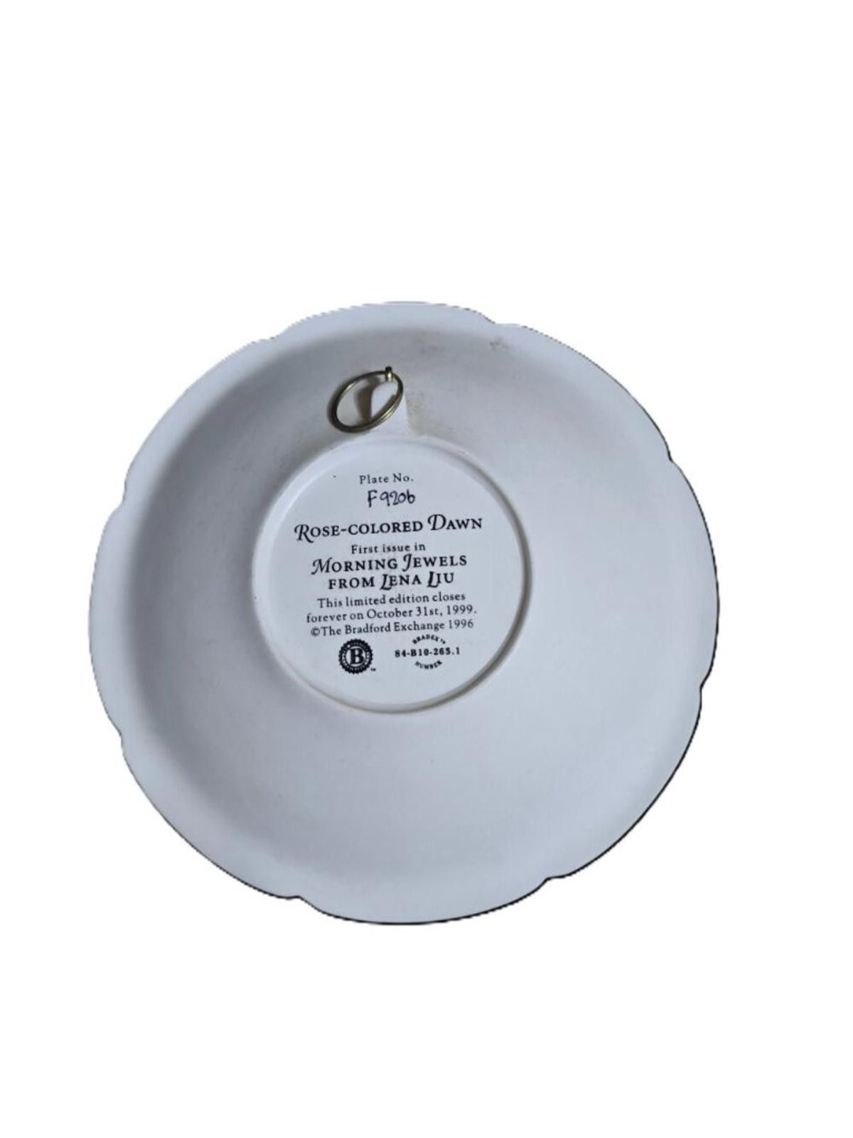 Other Lena Liu's "Morning Jewels" Decorative Collectors Plate Size ONE SIZE - 2 Thumbnail