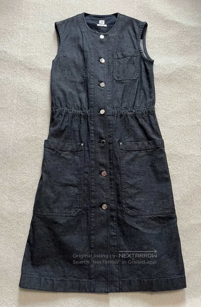 Hermes Hermes Denim vest dress Size XXS / US 00 / IT 34 - 1 Thumbnail
