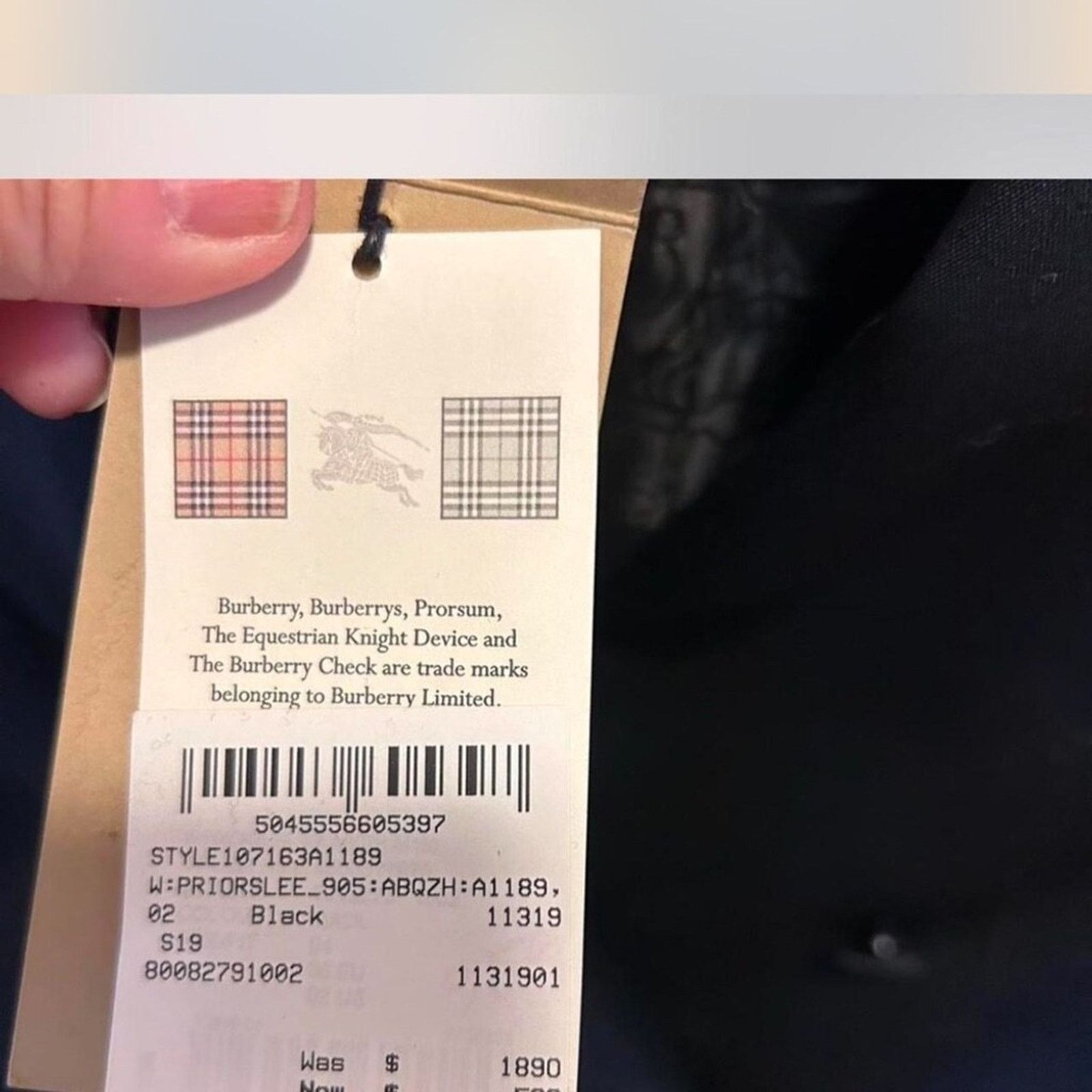 Burberry Burberry Black Double-Breasted Blazer size 2 Size XS / US 0-2 / IT 36-38 - 9 Thumbnail