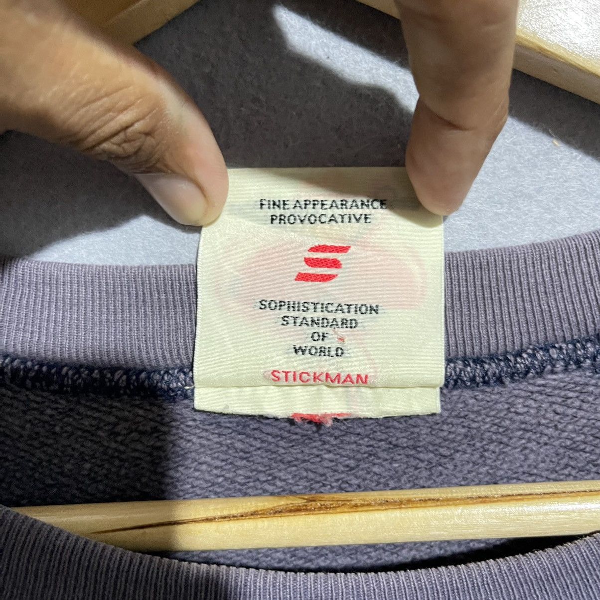 Vintage Vintage 1990s Stickman California Surfboards Sweatshirt Size US L / EU 52-54 / 3 - 9 Thumbnail