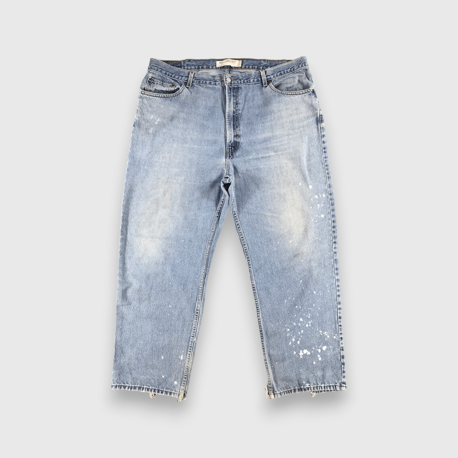 Levi's Vintage Levis 550 Light Wash Jeans-J1291 Size US 43 - 1 Thumbnail