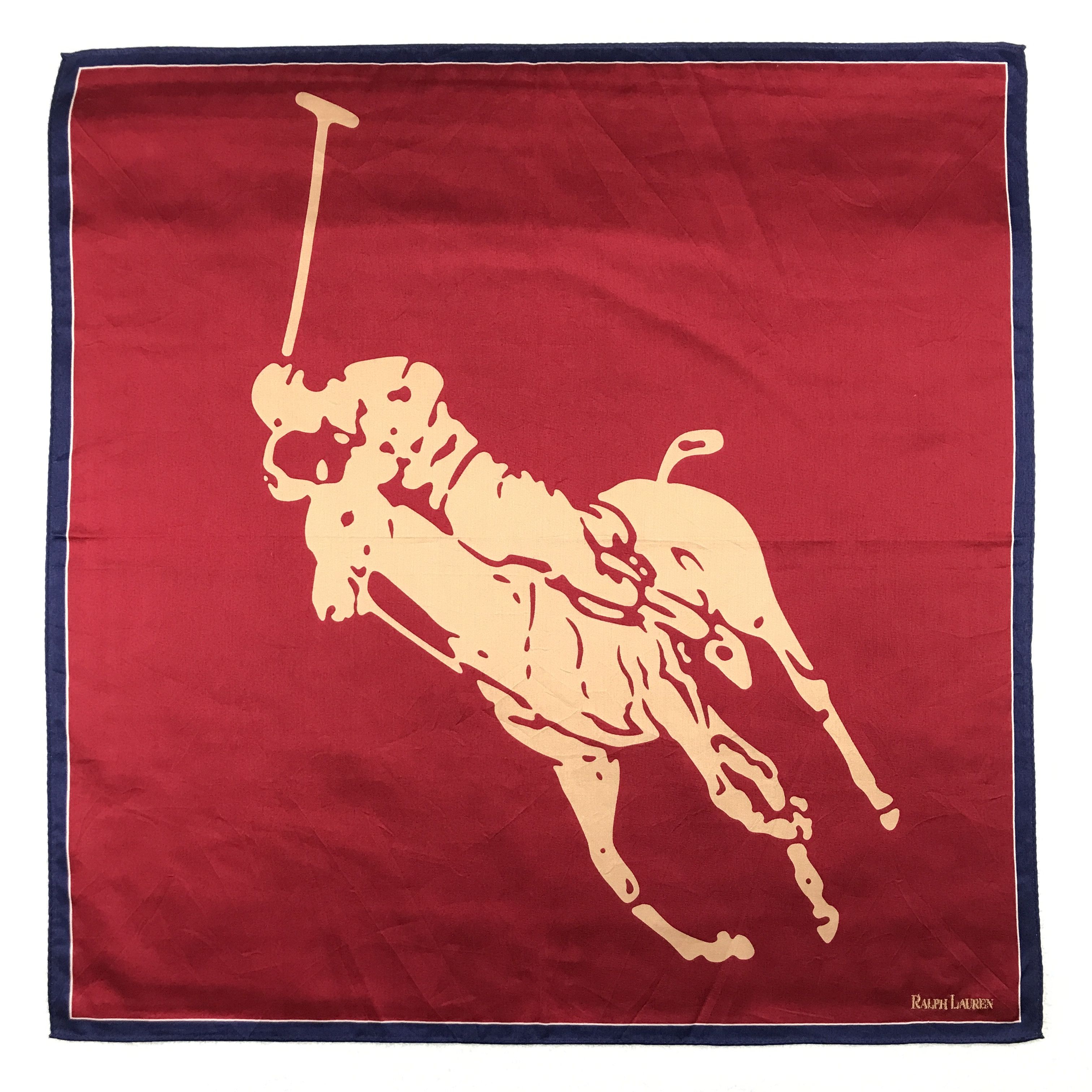 Designer × Ralph Lauren × Vintage Vintage Ralph Lauren Bandana Neckerchief Handkerchief Size ONE SIZE - 1 Thumbnail