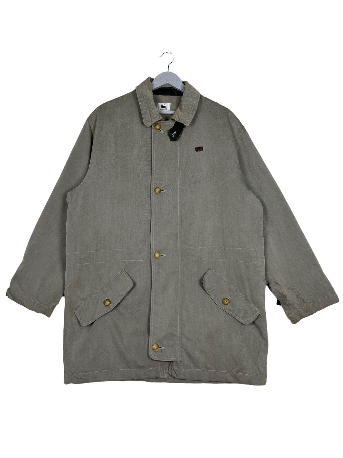 Lacoste 🔥 LACOSTE ZIP UP COAT LONG JACKET Size US L / EU 52-54 / 3 - 4 Thumbnail