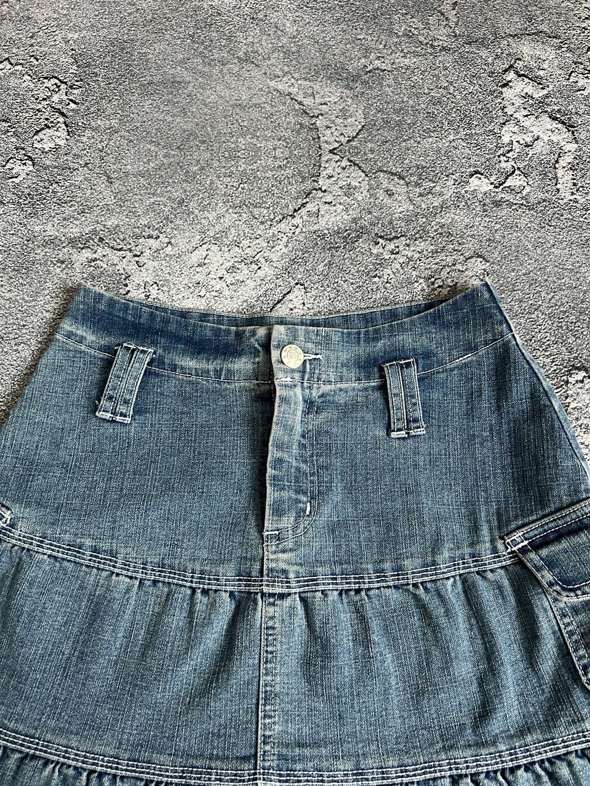 Japanese Brand Vintage skirt denim pocket y2k grunge Size 30" / US 8 / IT 44 - 4 Thumbnail