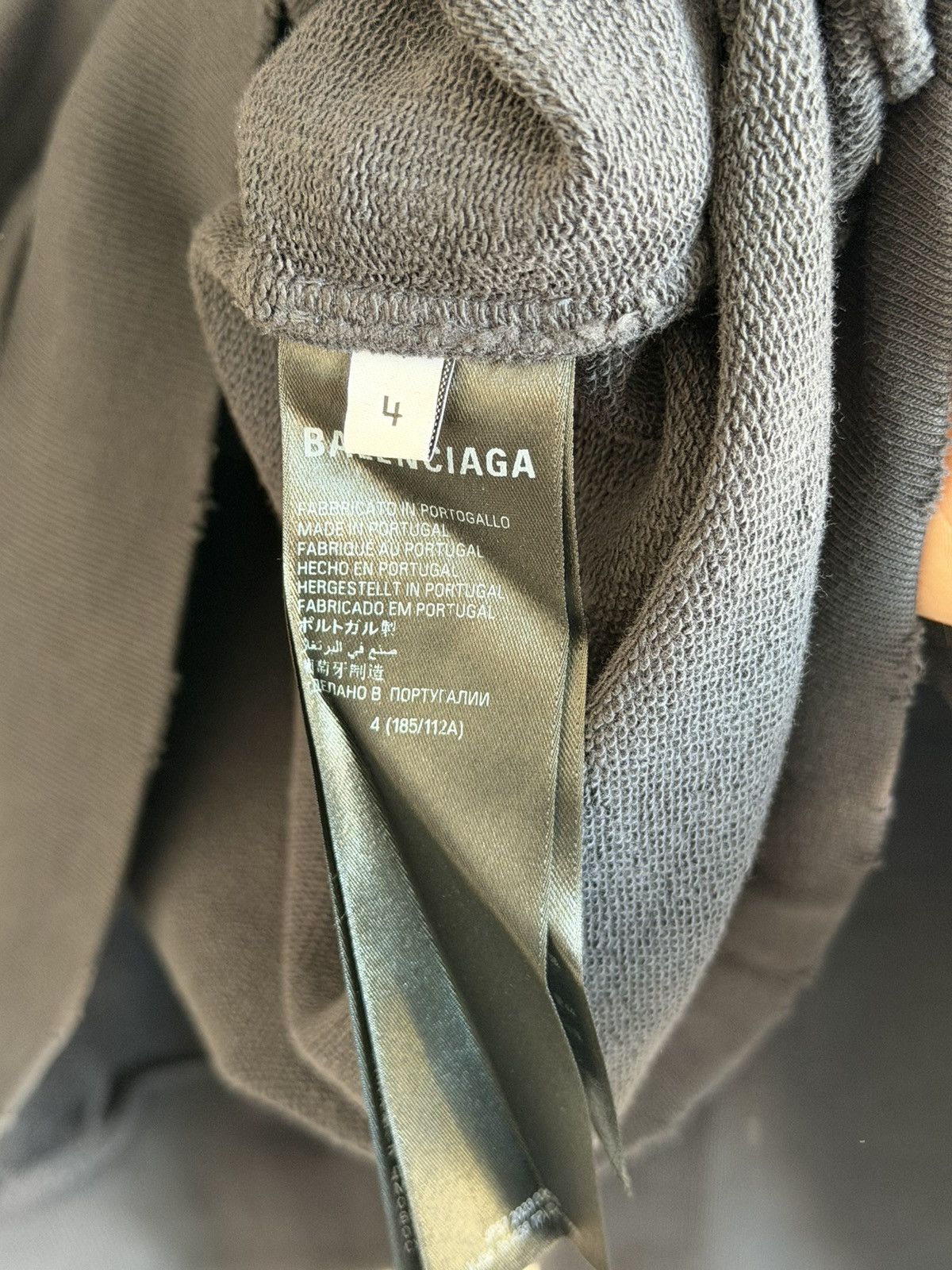Balenciaga BALENCIAGA DEMNA FW23 BERLIN BE KIND SCRIBBLE HOODIE SIZE 4 Size US XL / EU 56 / 4 - 9 Thumbnail