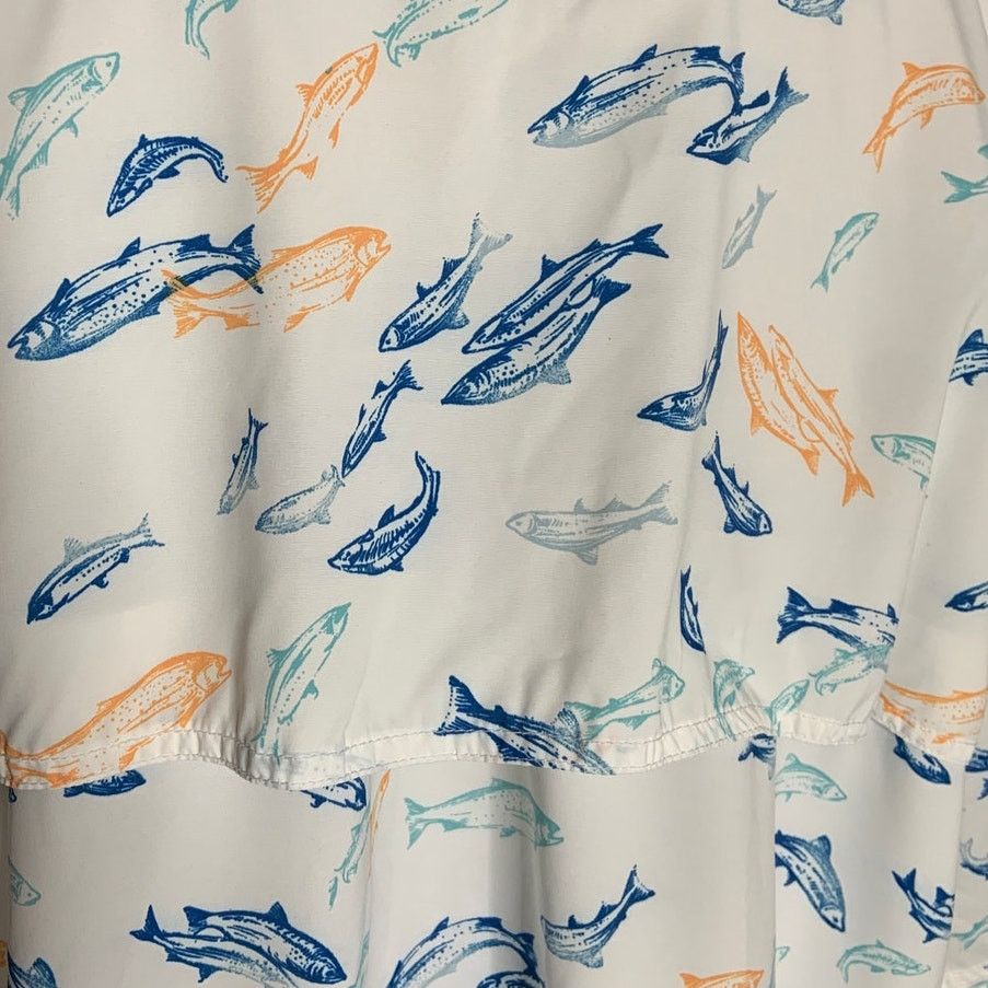 Izod IZOD Saltwater Performance Men's 2XL Fishing Shirt Vented Size US XXL / EU 58 / 5 - 4 Thumbnail