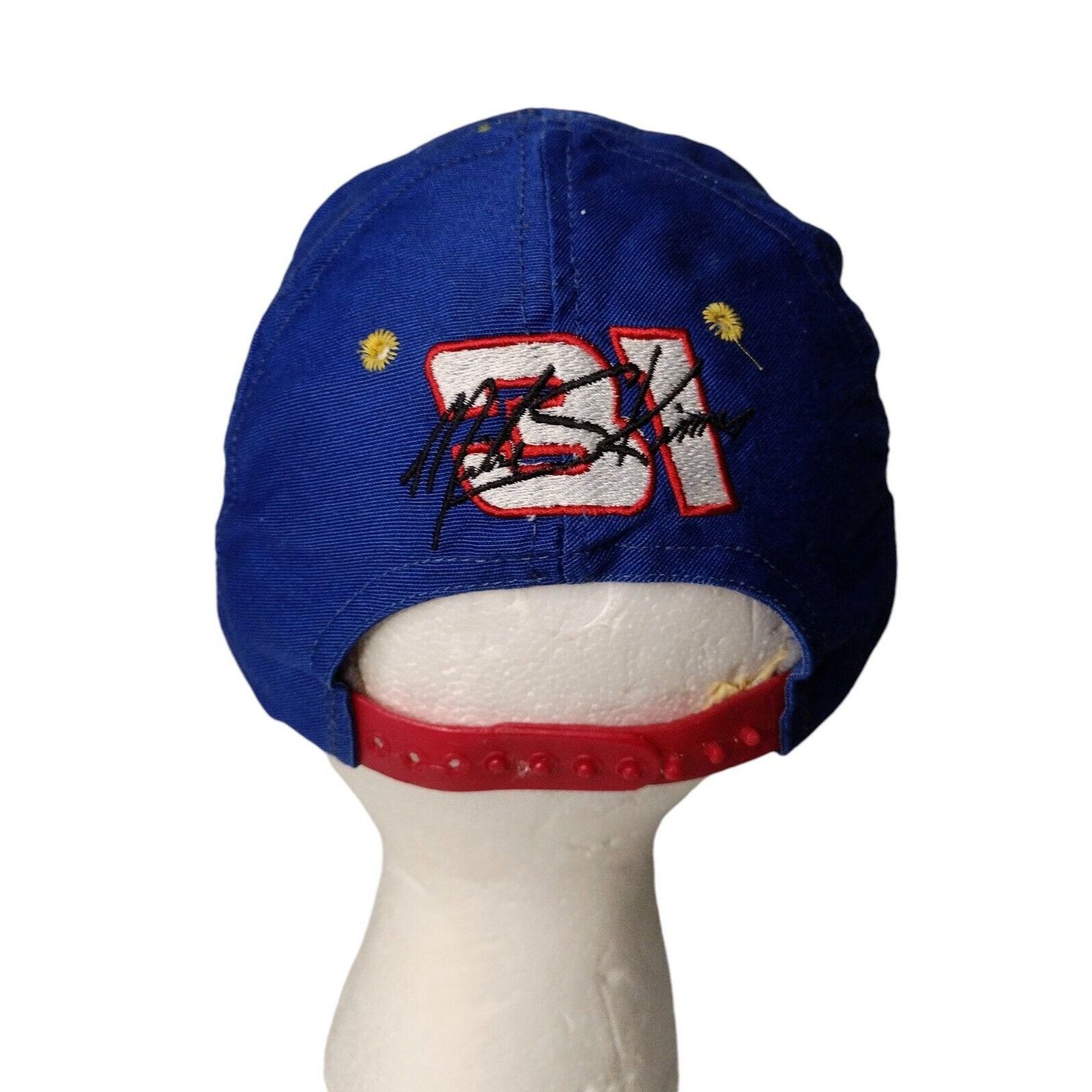 Vintage Team Lowe's 90s Racing Hat Cap #31 Mike Skinner Blue Snapbac Size ONE SIZE - 3 Thumbnail