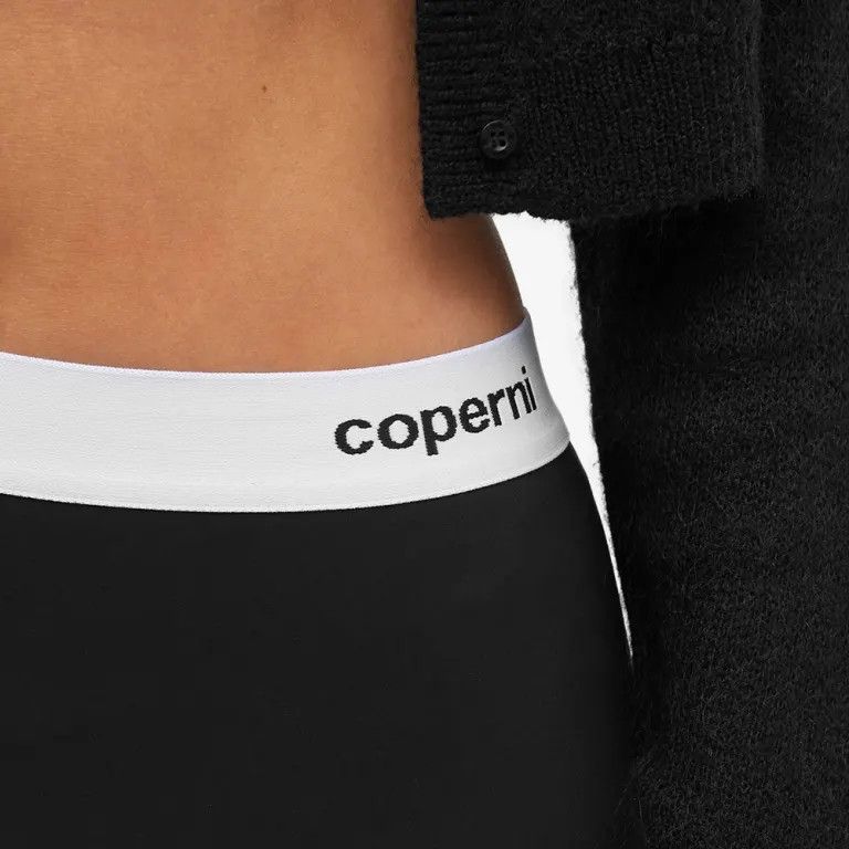 Coperni o1mle0524 Branded Leggings in Black Size 30" / US 8 / IT 44 - 3 Thumbnail