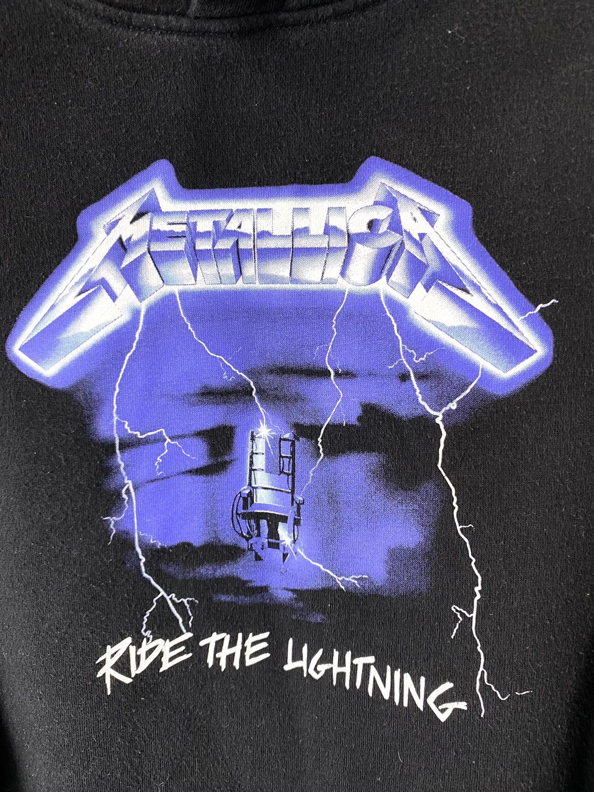 Band Tees Vintage Style Metallica Ride the Lightning Band Hoodie Size US S / EU 44-46 / 1 - 4 Thumbnail