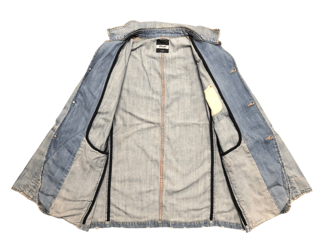 Japanese Brand × Vintage VINTAGE POWER TO THE PEOPLE CHORE JACKET DISTRESSED STYLE Size US M / EU 48-50 / 2 - 3 Thumbnail