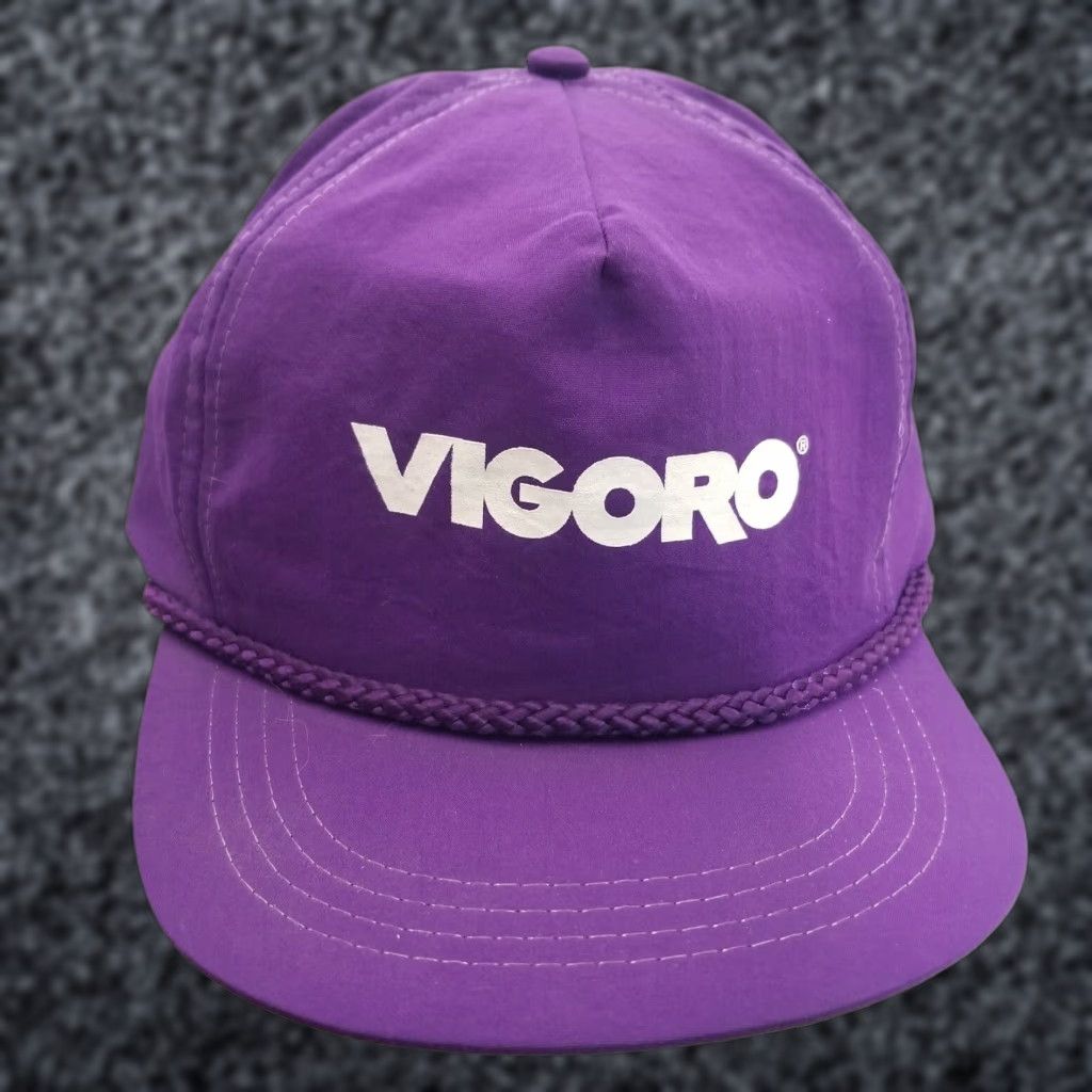 Vintage VINTAGE Vigoro Seeds Purple Trucker Cap Adjustable Snapback 1980s Mens Size ONE SIZE - 1 Thumbnail