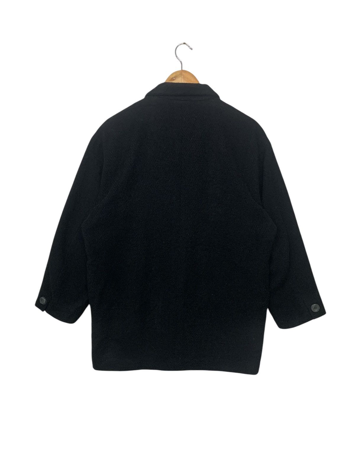 Lanvin × Vintage Rare Vintage Lanvin Wool Long Jacket Button Down Size US L / EU 52-54 / 3 - 4 Thumbnail