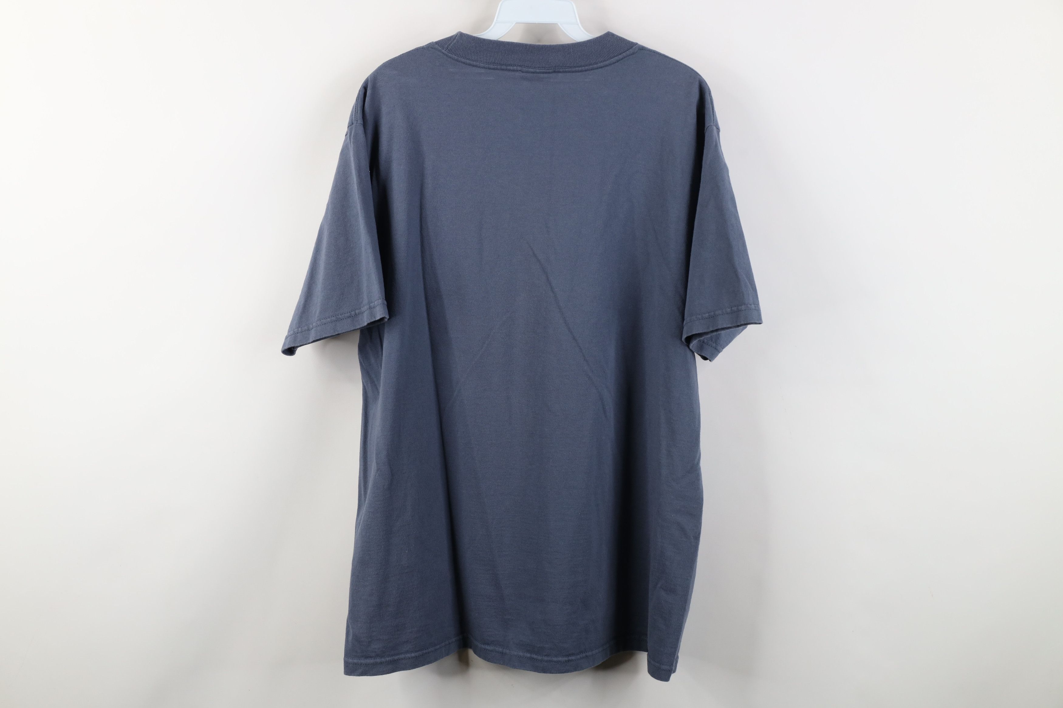 Vintage Vintage 90s Streetwear New York T-Shirt Blue USA Cotton Size US L / EU 52-54 / 3 - 13 Thumbnail