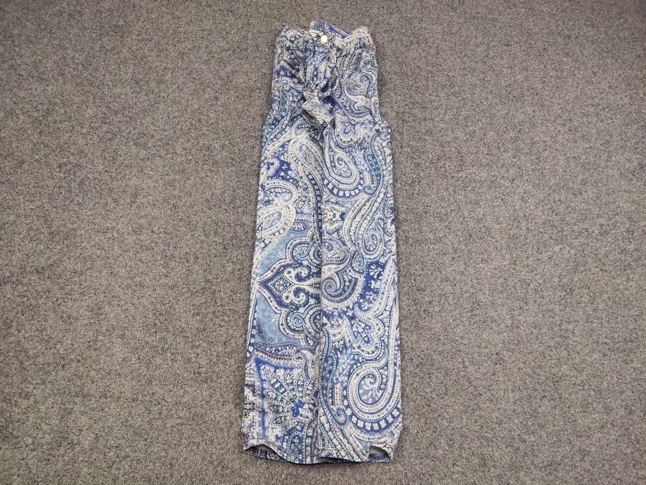 Etro Etro Milano Design Art Pattern Paisley Slim Fit Denim Jeans Size 30" / US 8 / IT 44 - 2 Thumbnail