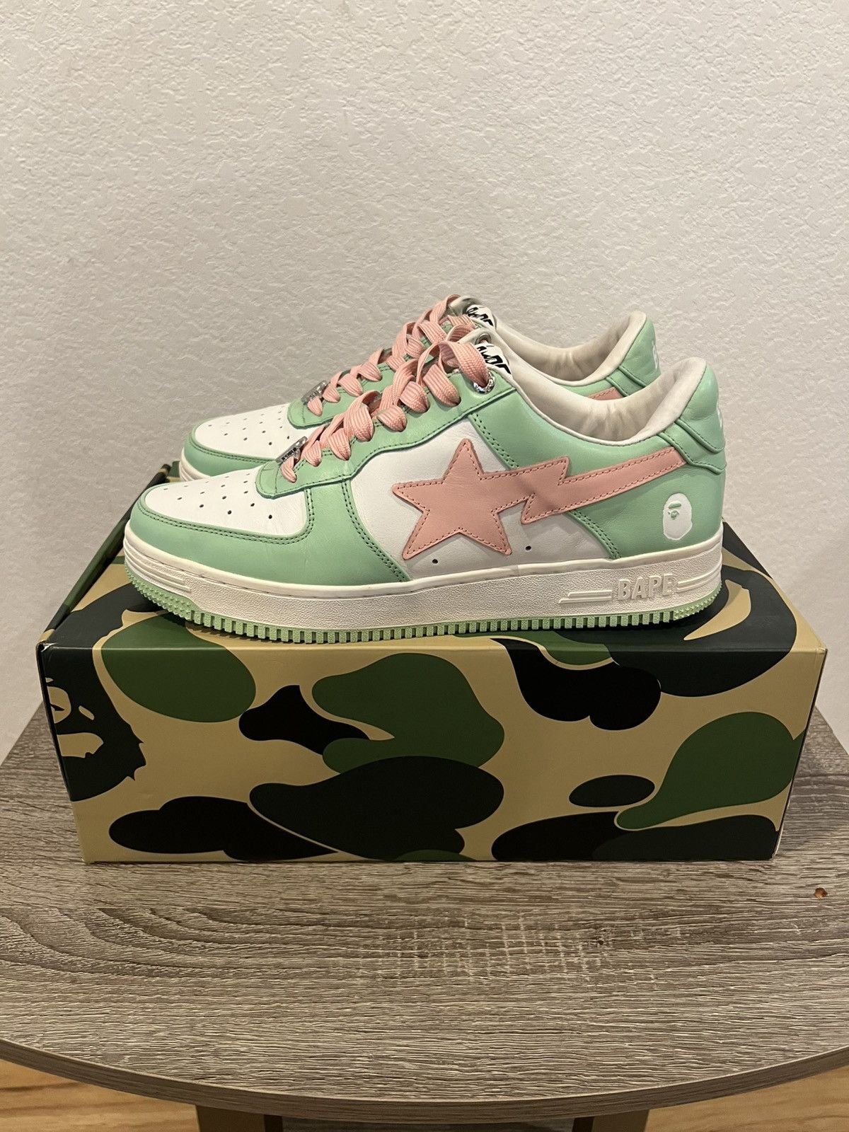 Bape BAPESTA ‘Pastel Pack-Green’ Size US 9.5 / EU 42-43 - 2 Thumbnail