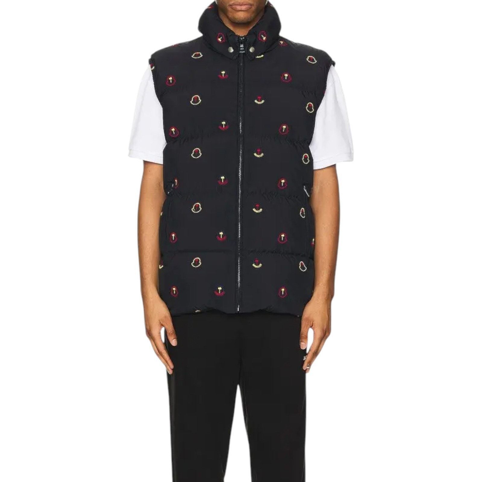 Moncler × Palm Angels Henon Down Men's Gilet Vest Blue Size 2 Medium - NWT Size US M / EU 48-50 / 2 - 1 Thumbnail